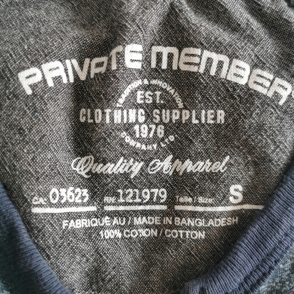 Private Member Men's Athleisure Henley collar L/S - Picture 3 of 3